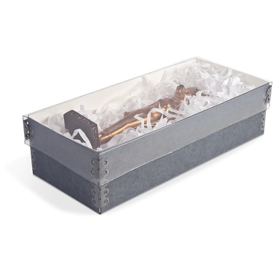 Gaylord Archival® Clear Shallow Lid Box